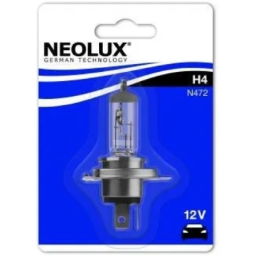 Halogēna spuldze NEOLUX N472 H4 60/55W 12V P43T FS