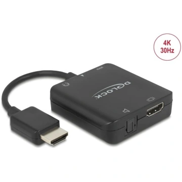 Delock Adapterkabel HDMI-A Stecker > HDMI + Audio 