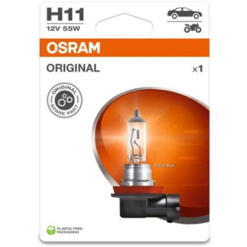 OSRAM automašīnas spuldze, H11 55W 12V PGJ19-2, 1 