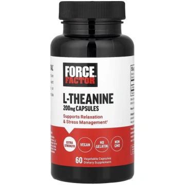 Force Factor, L-Theanine, 200 mg, 60 Vegetarian Ca