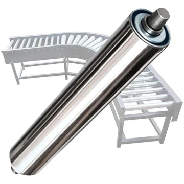 Robusta Edelstahl-Förderrollen - 60 mm Durchmesser