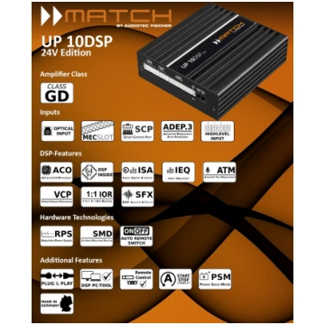 Match UP 10DSP – 24V Edition