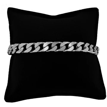 Bracciale Uomo Groumette 0.80cm in Argento 925