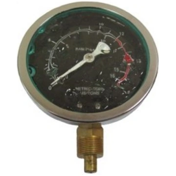 Gauge for hydraulic shop press. Spare part