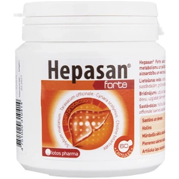 Hepasan Forte, 60 kapsulas