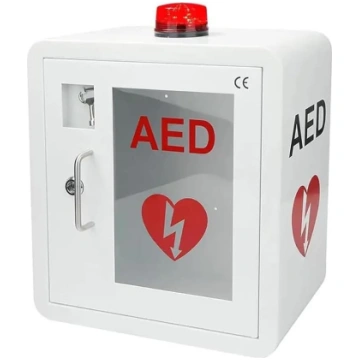 AED defibrilatora skapis, signalizācijas kaste sir