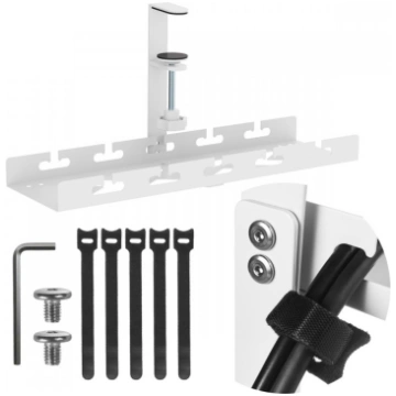 Under-desk cable organizer, MC-105W