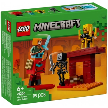 Lego Minecraft ķieģeļi 21266 kaujas uz tilta nethe