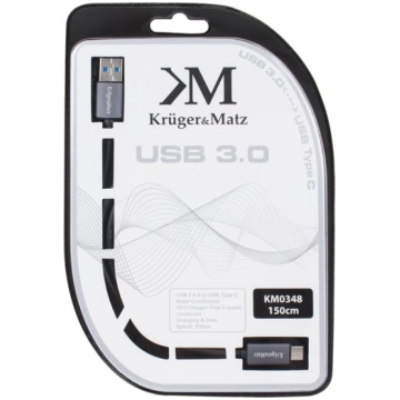 Cable USB 3.0 type C 5G 1.5m KrugerMatz ( KM0348 )