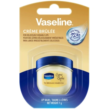 VASELINE Lūpu balzams creme brulee, 7 g