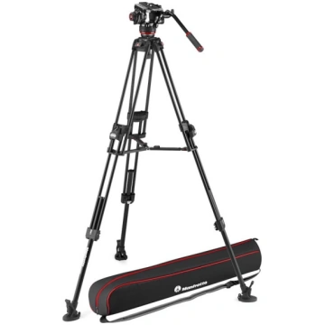 Manfrotto 504X Video head with 645 Fast Twin Alu T