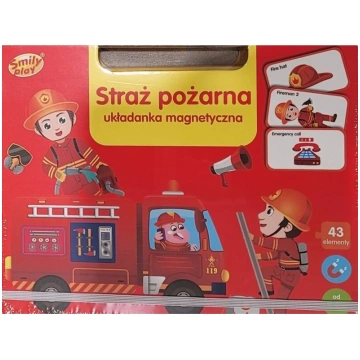 Smily Play Magnetic Puzzle Ugunsdzēsējs, 3+ gadi