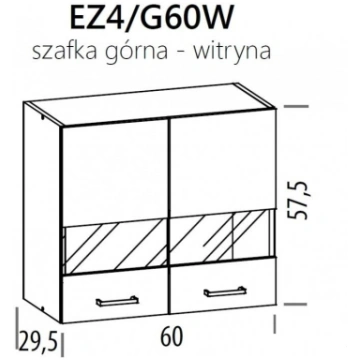 LIVEO MEBLE Virtuves skapītis EZ4/G60W