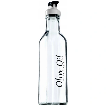 Stikla pudele olīveļļai un etiķim 250 ml ar eļļas 