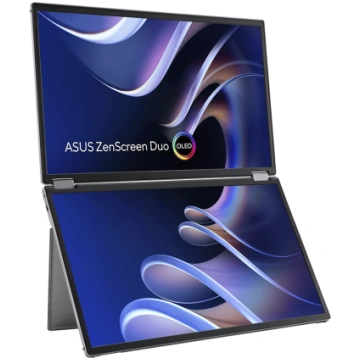 Asus Zenscreen Duo OLED, 14"", OLED, pārnēsājams, 