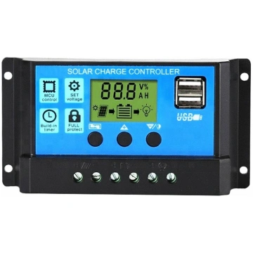 Saules uzlādes regulators PWM 12V / 24V 30A - sola