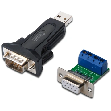 Digitus USB 2.0 — RS-485 melns