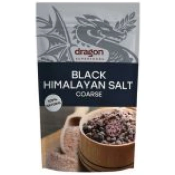 Dragon Superfoods, melnais Himalaju sāls, rupjais,