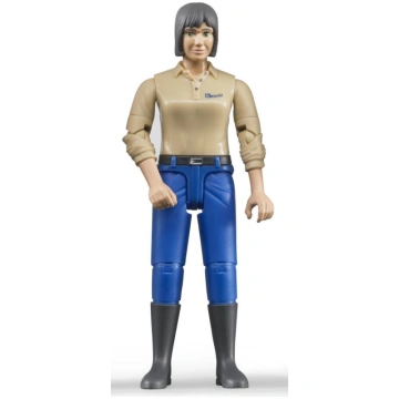 Bruder Woman Model Light Skin and Blue Jeans (6040