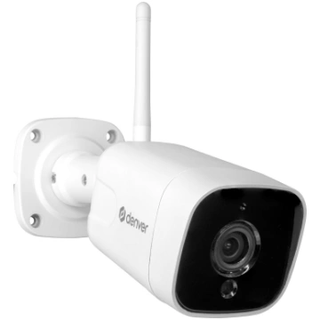 Denver IOC-241 āra WiFi novērošanas kamera, balta 
