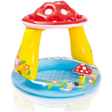 Baseins, piepūšams/bērnu Intex Mushroom 57114, zil