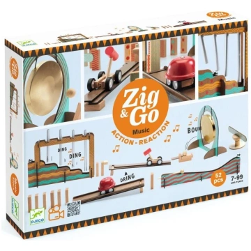 Djeco Construction - Zig & Go - Mūzika - 52 gabali