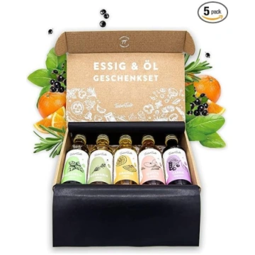 TIMBER TASTE etiķu un eļļu dāvanu komplekts sievie