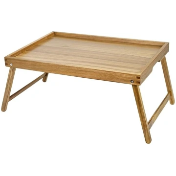 VaeFae Acacia Large Bed Tray Table, Bed Tray, Fold