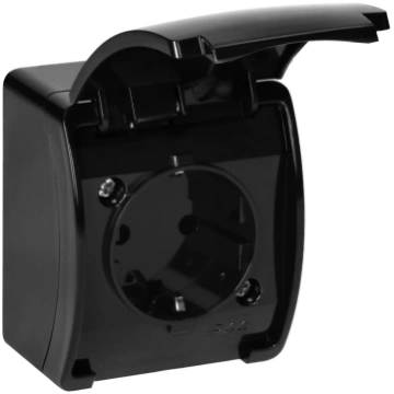 Single socket 2P+E Schuko AQUATIC Ornobaltic