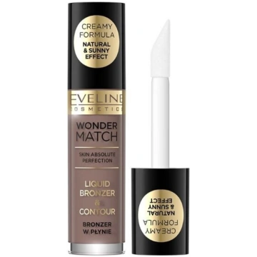 Šķidrs bronzeris Eveline Wonder Match Bronzer 01, 