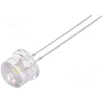 LED | 8mm | white warm | 1560÷2180mcd | 100° | Fro