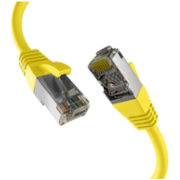 EFB CAT8.1 GELB 0 25m RJ45 PATCHKABEL S/FTP PIMF (