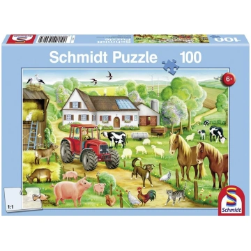 Schmidt Spiele Puzzle Wesole gospodarstwo 389757 (
