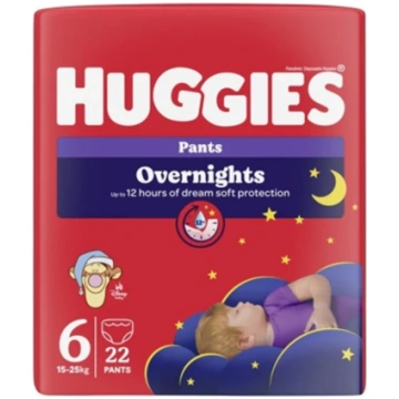 Huggies Overnight autiņbiksītes / nakts biksītes, 