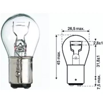 Spuldze 12V 20/5W