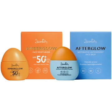 Amberglow SPF 50+ sejas mitrinātājs + Afterglow at