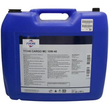 Motoreļļa Fuchs Titan Cargo MC 10W-40 20L FUCHS OI
