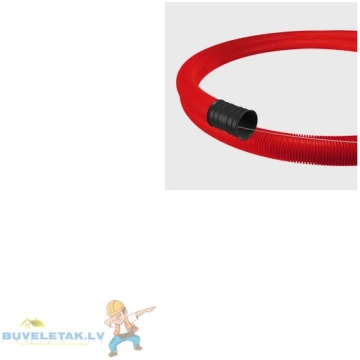 Gofra dubultsienu D=50mm 450N sarkana EVOCAB FLEX 