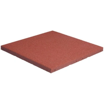 Gumijas flīzes 40x500x500mm sarkanas