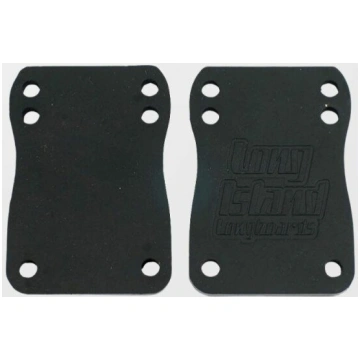 LONG ISLAND Long Board Riser Pad Black 6 mm (2gab.
