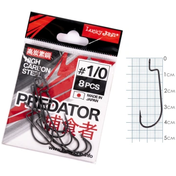 Āķi ofseta Lucky John PREDATOR LJH340, K010 | LJH3