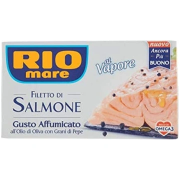 Rio Mare Salmone Affumicato Laša fileja, kūpināta 