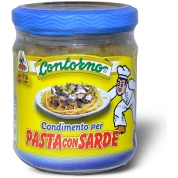 Makaronu mērce ar sardīnēm FRATELLI CONTORNO, 195g