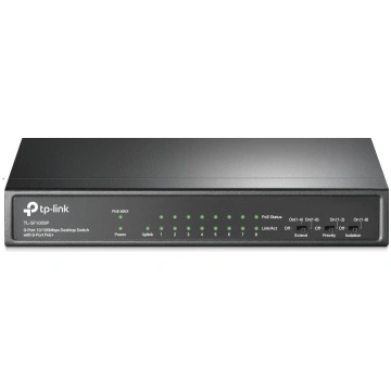 TP-Link 9-Port 10/100Mbps Desktop Switch with 8-Po