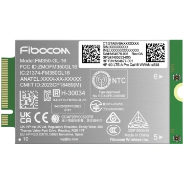 HP 4G LTE Modem m.2 WWAN Cat 16 L860-GL-16 Mobile 