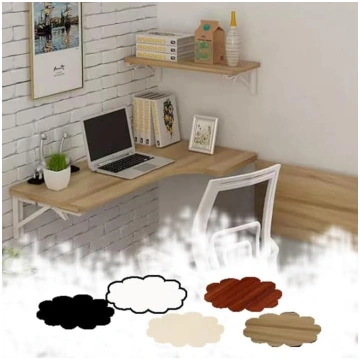 Wall Table, Corner Folding Table, Floating Desk, L