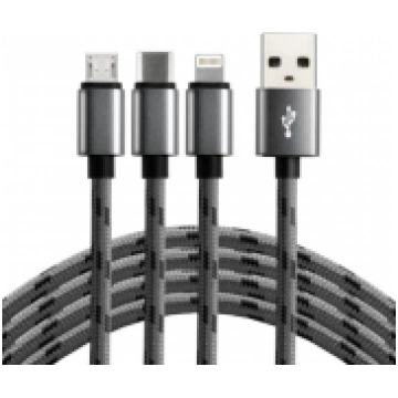 everActive 3in1 USB Type-A to USB Type-C, Lightnin