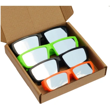 4 gab. Pilna Saules aptumsuma brilles ABS plastmas