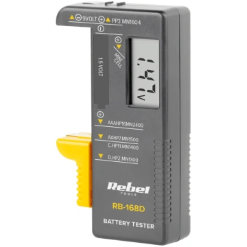 Bateriju testeris Rebel RB-168D | LCD displejs Ele