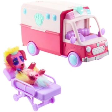 Moose Toys Little Rescue Scruff-a-luvs Ambulance P